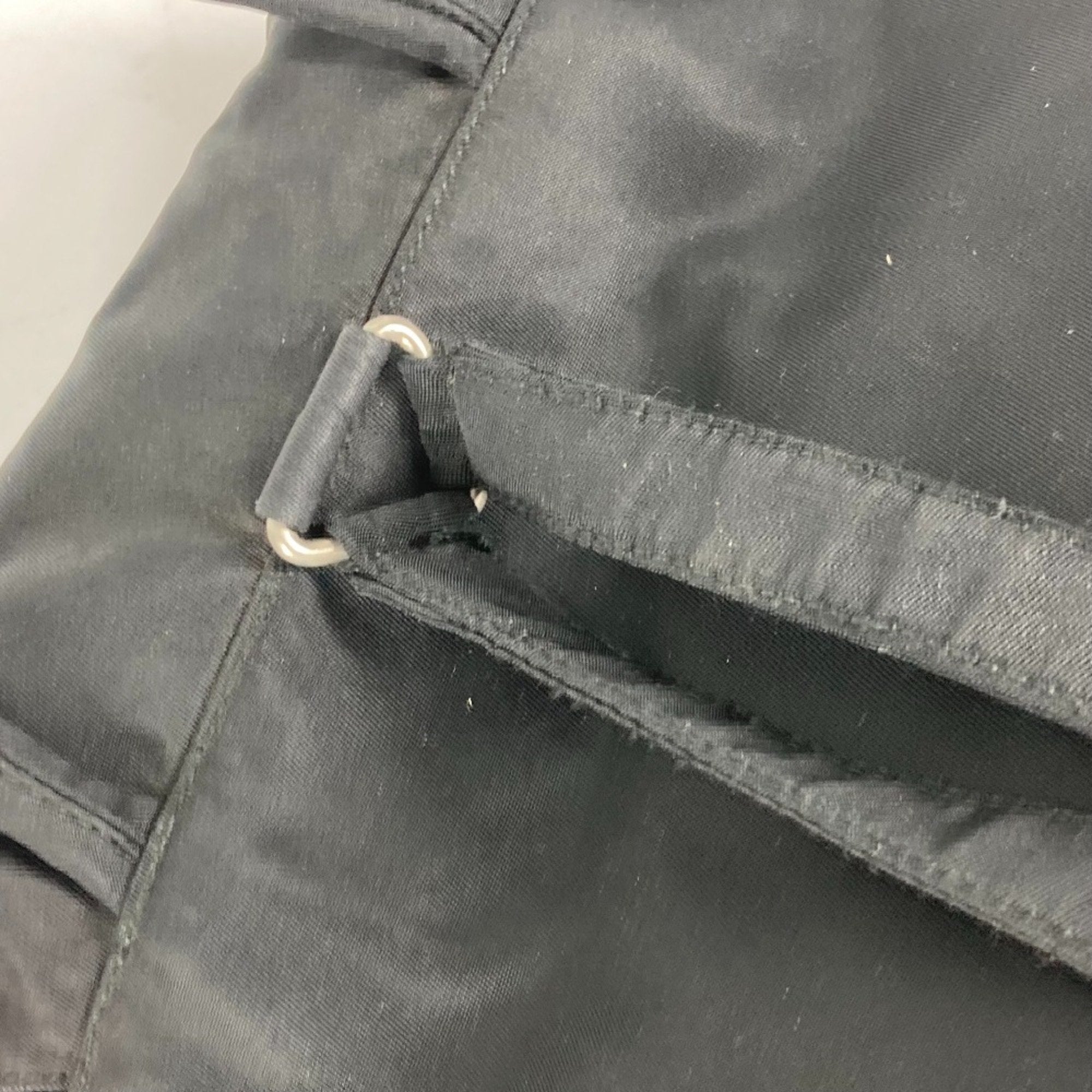 Prada Black Cloth Backpack