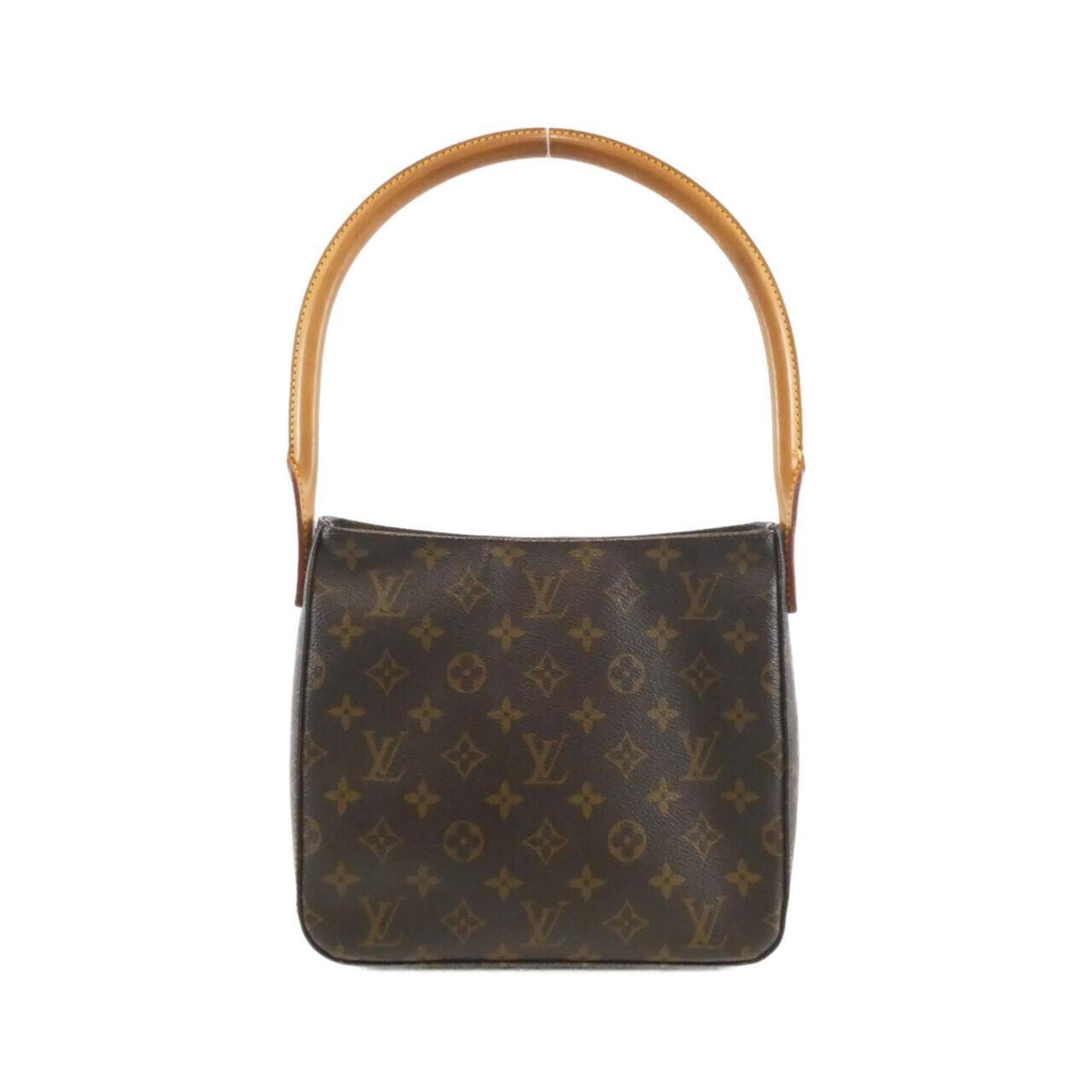 Louis Vuitton Brown Coated Canvas Shoulder Bag