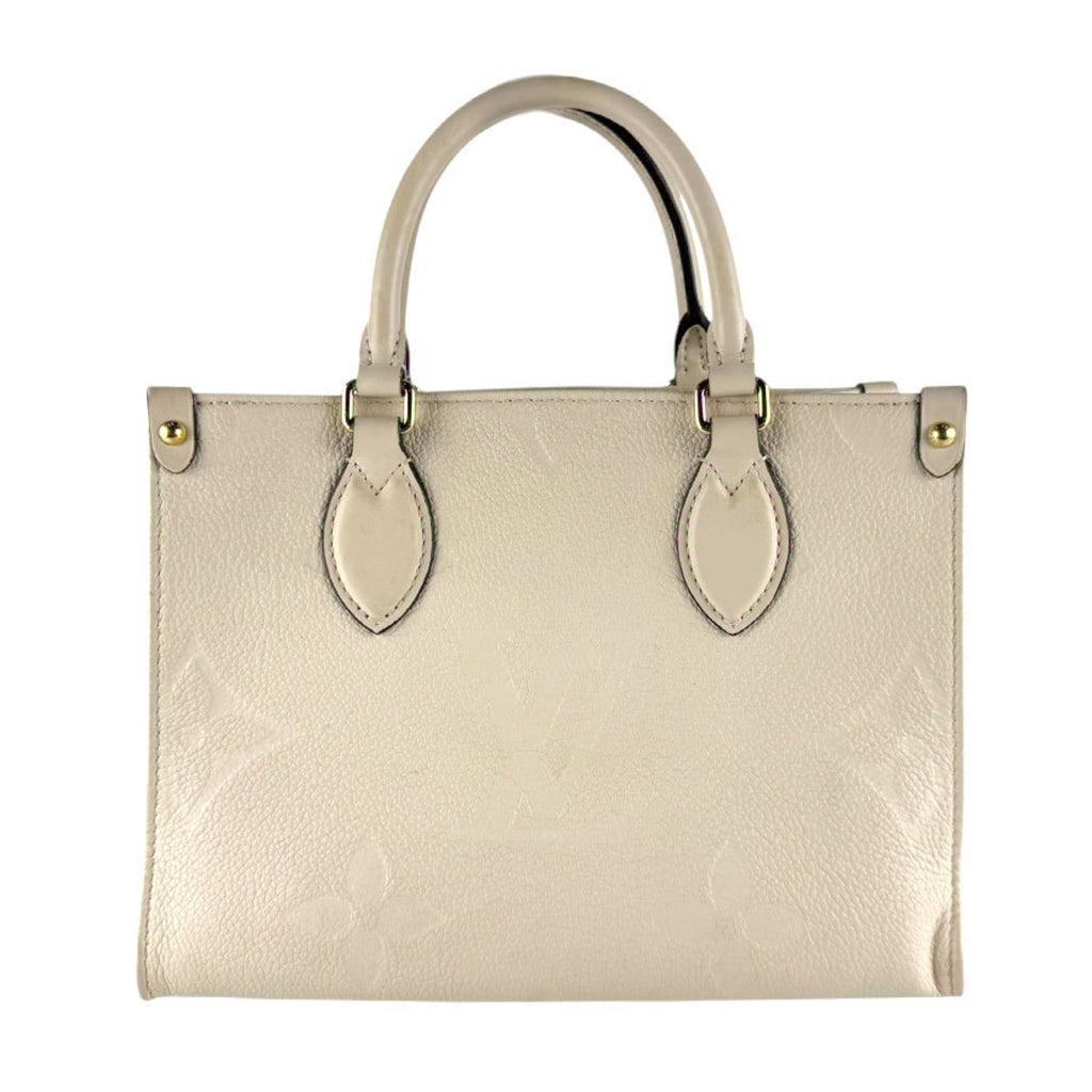 Louis Vuitton Cream Monogram Empreinte Handbag Shoulder Bag