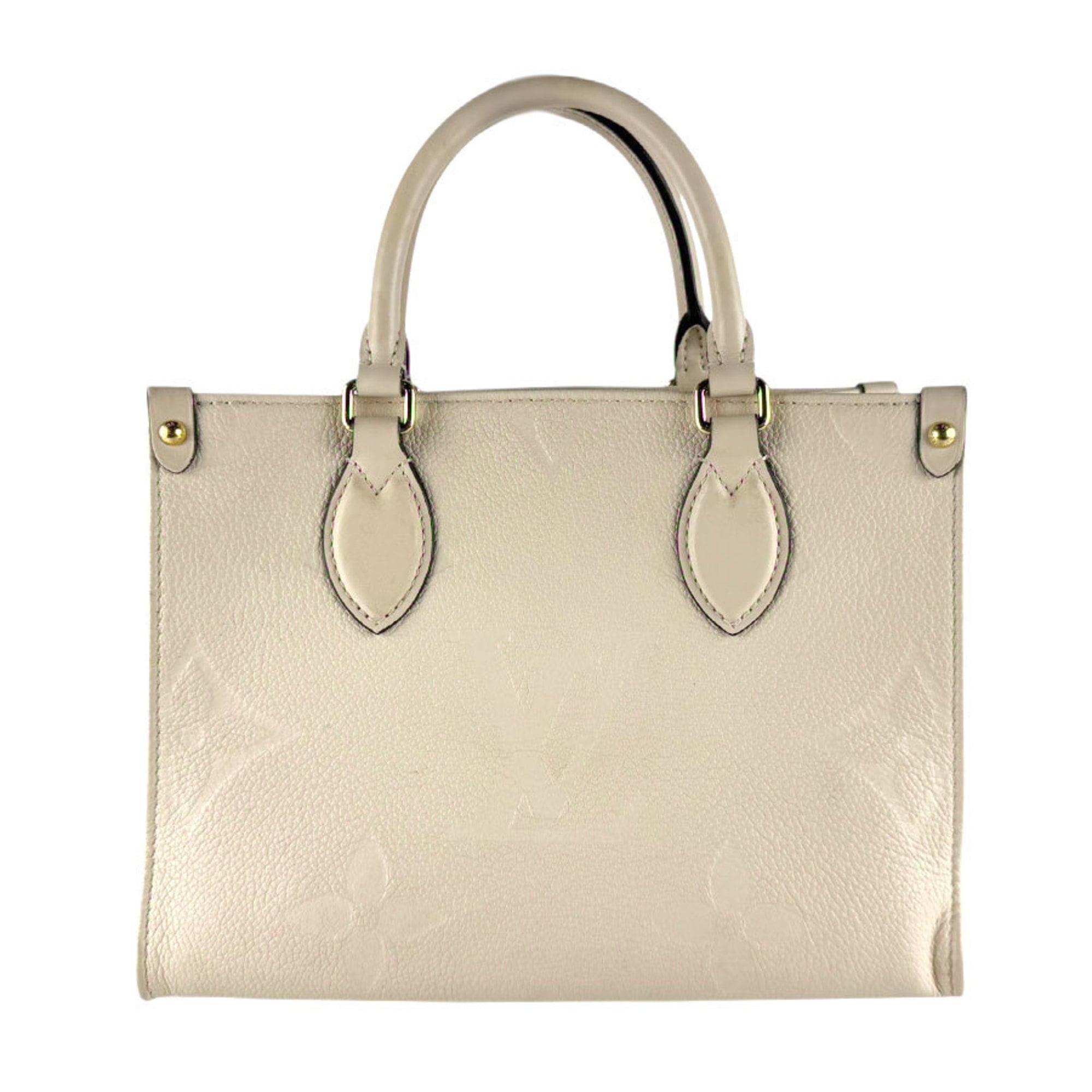 Louis Vuitton Cream Monogram Empreinte Handbag Shoulder Bag