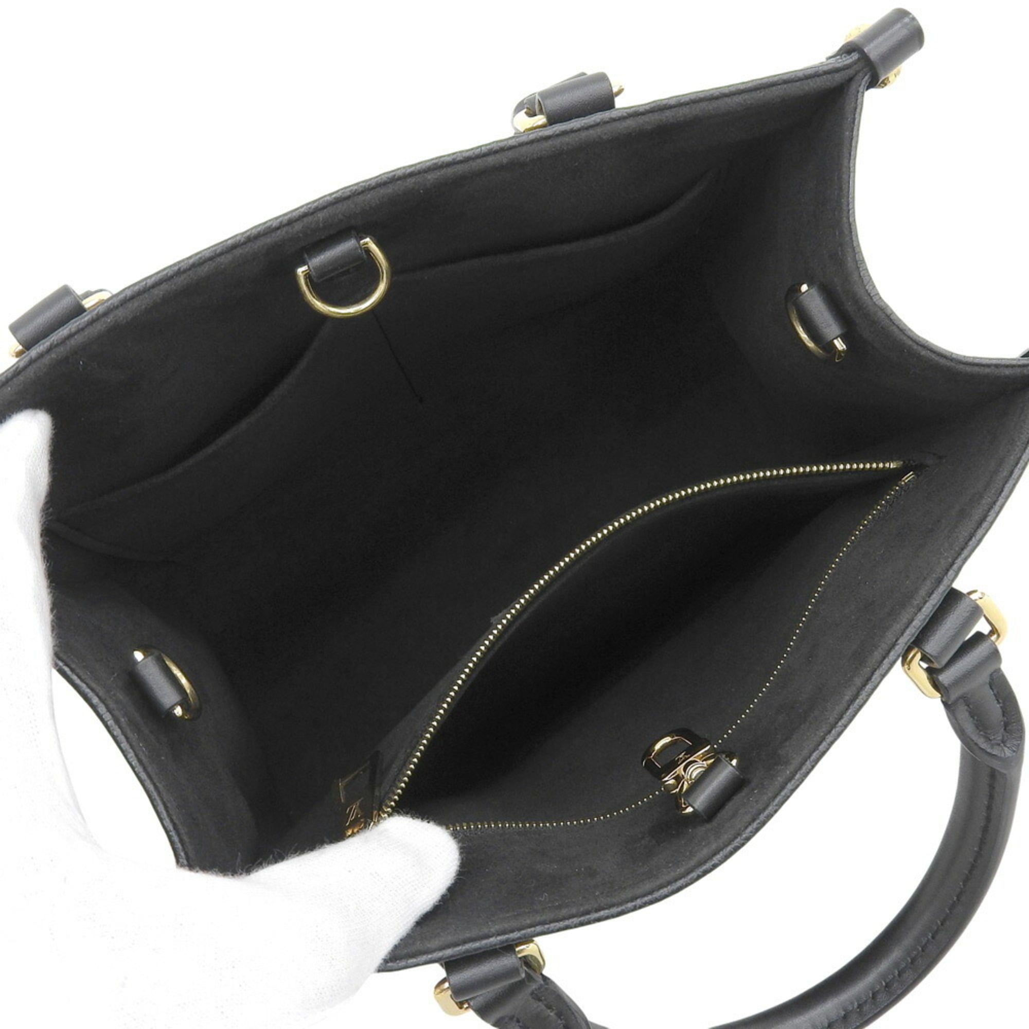 Louis Vuitton Black Monogram Noir Monogram Empreinte Handbag Shoulder Bag