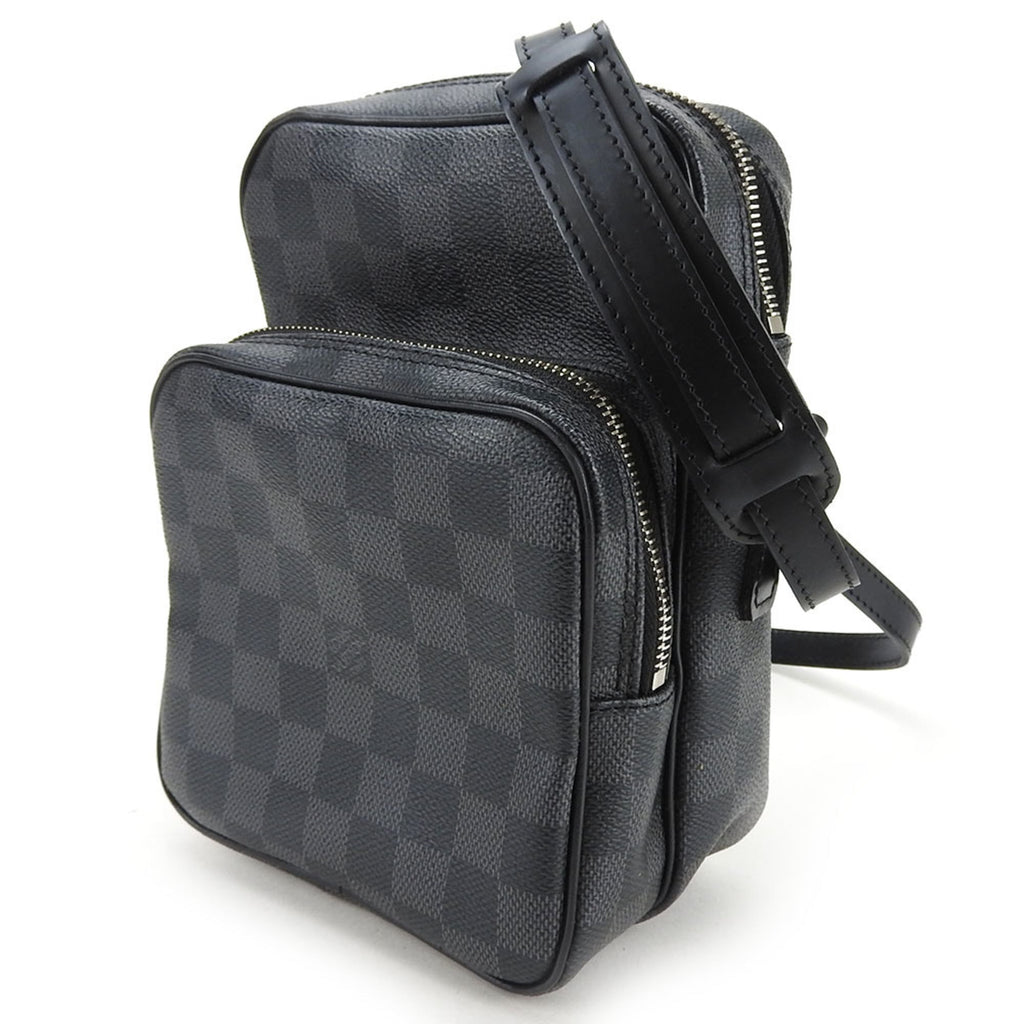 Louis Vuitton Damier Graphite Black Gray Damier Graphite Pochette Shoulder Bag