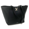 Louis Vuitton Black Leather Shoulder Bag