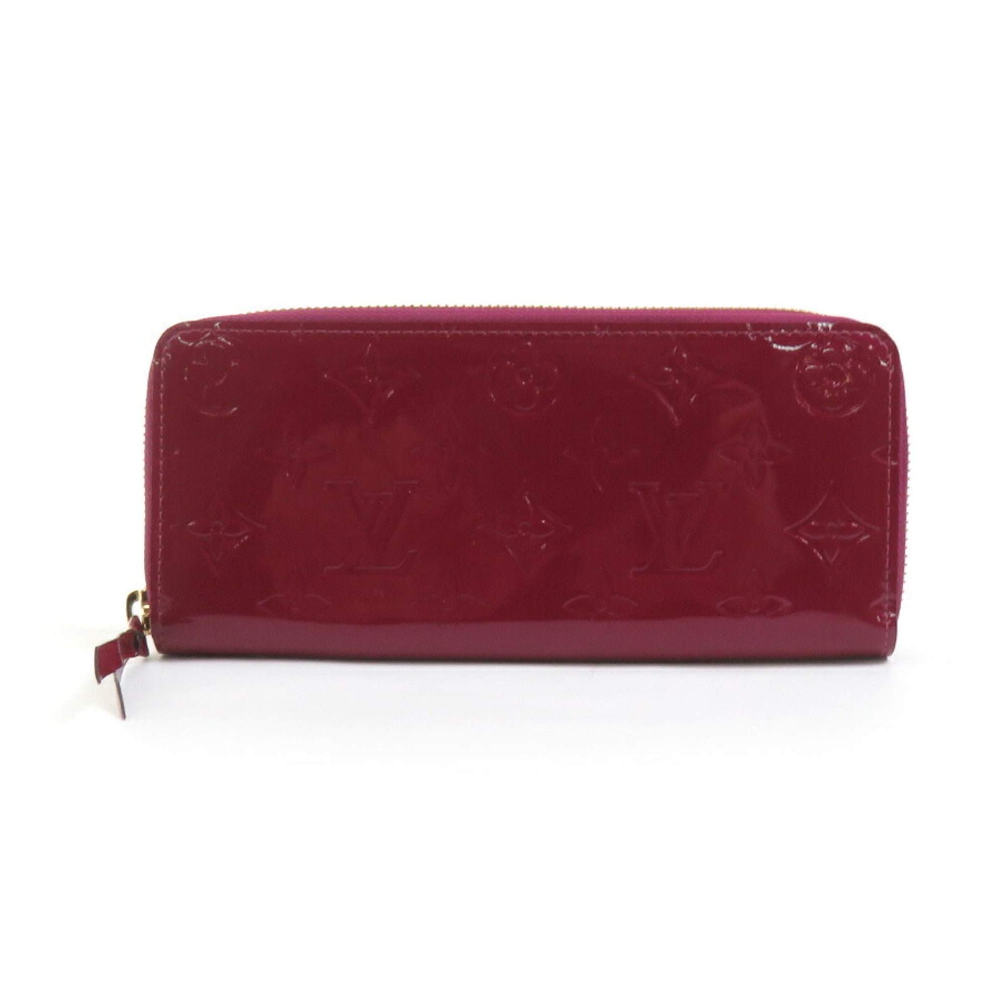 Louis Vuitton Magenta Monogram Vernis Long Wallet