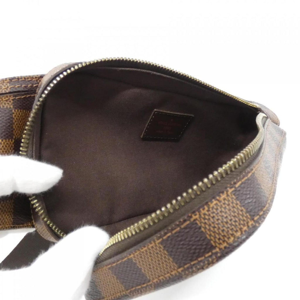 Louis Vuitton Brown Coated Canvas Shoulder Bag
