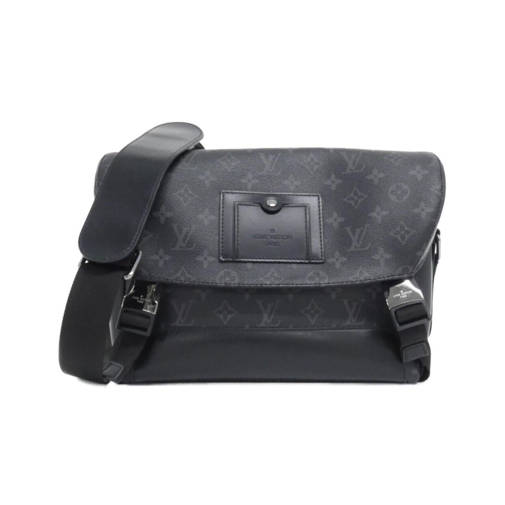 Louis Vuitton Black Coated Canvas Shoulder Bag