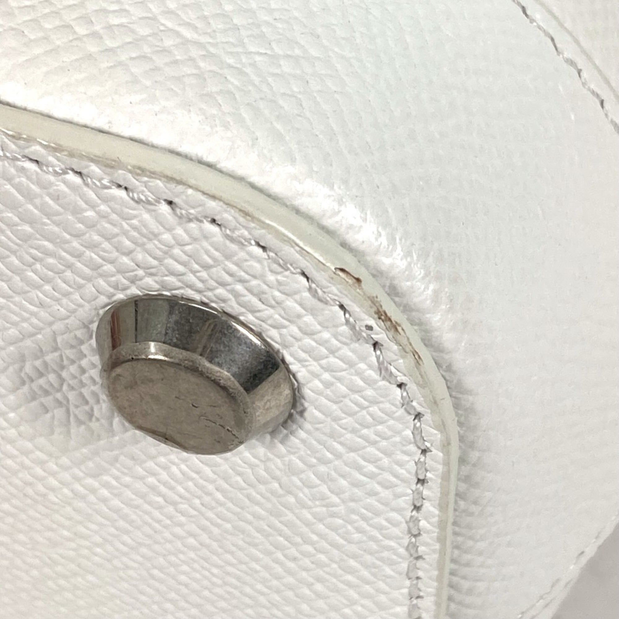 Balenciaga White Leather Shoulder