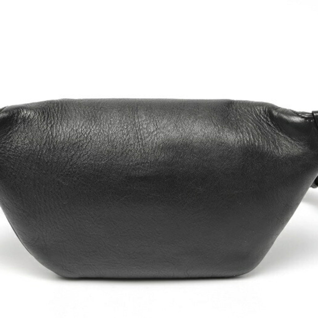 Balenciaga Black Leather Fanny Pack