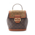 Louis Vuitton Brown Pvc Leather Backpack