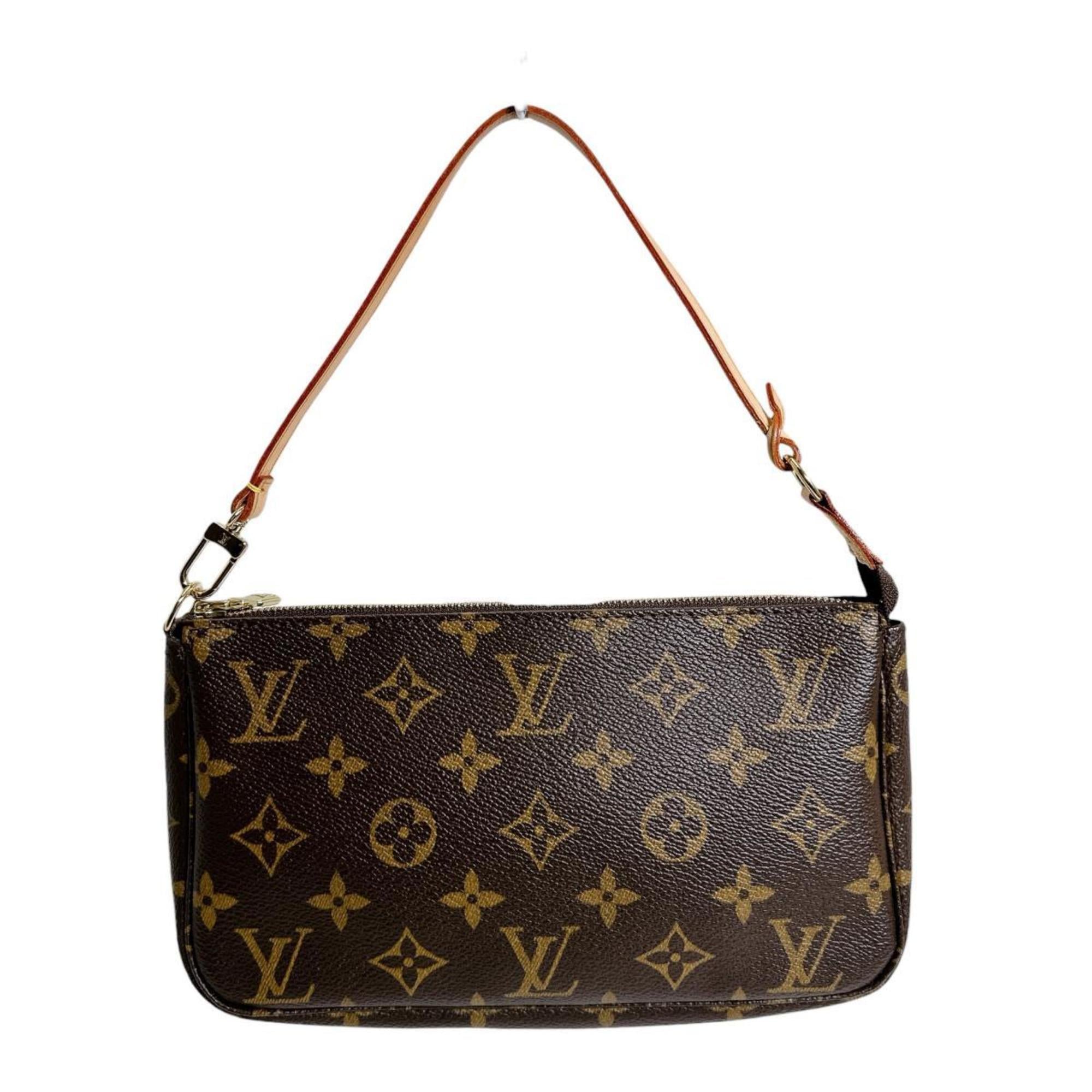 Louis Vuitton Brown Monogram Canvas Pouch