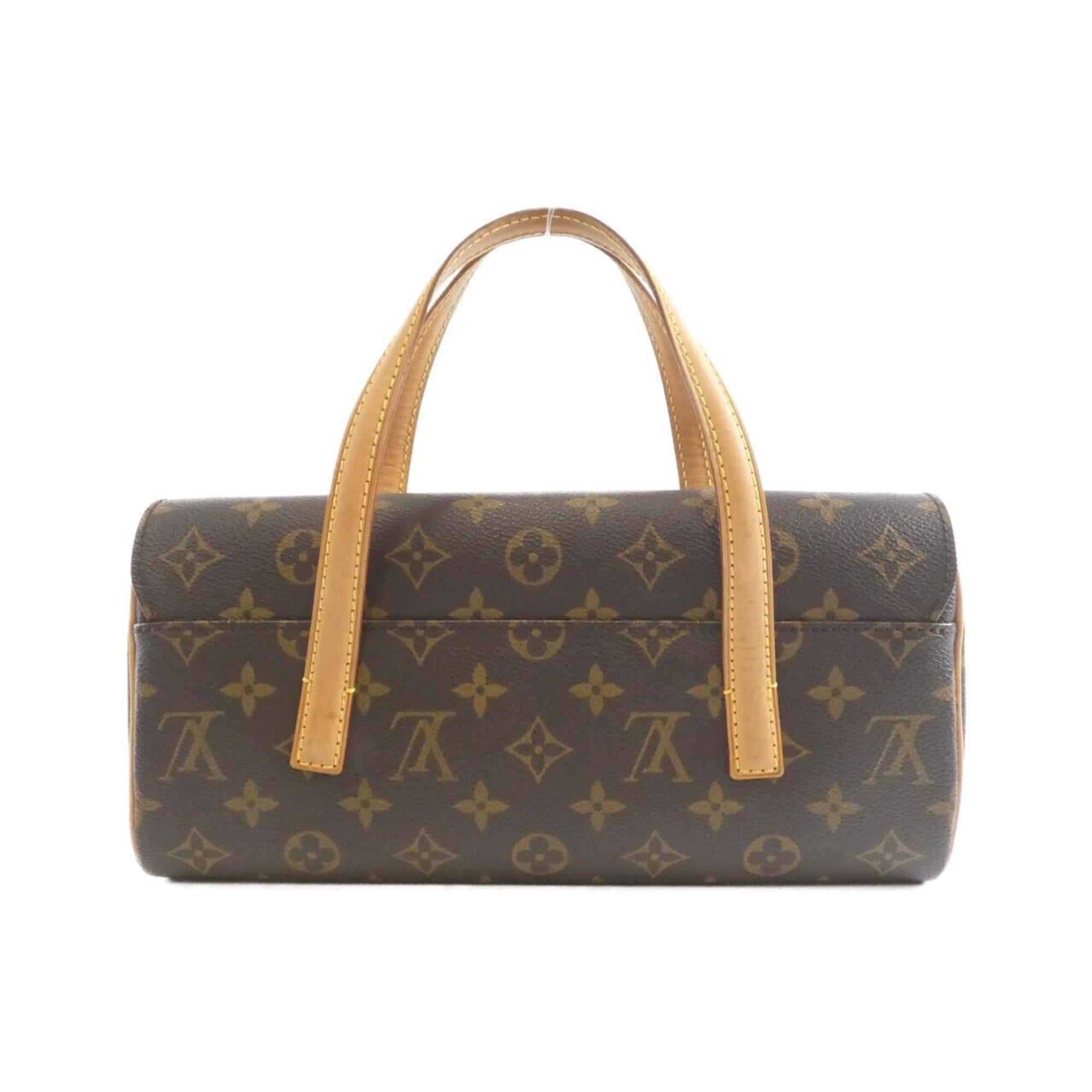 Louis Vuitton Brown Coated Canvas Handbag