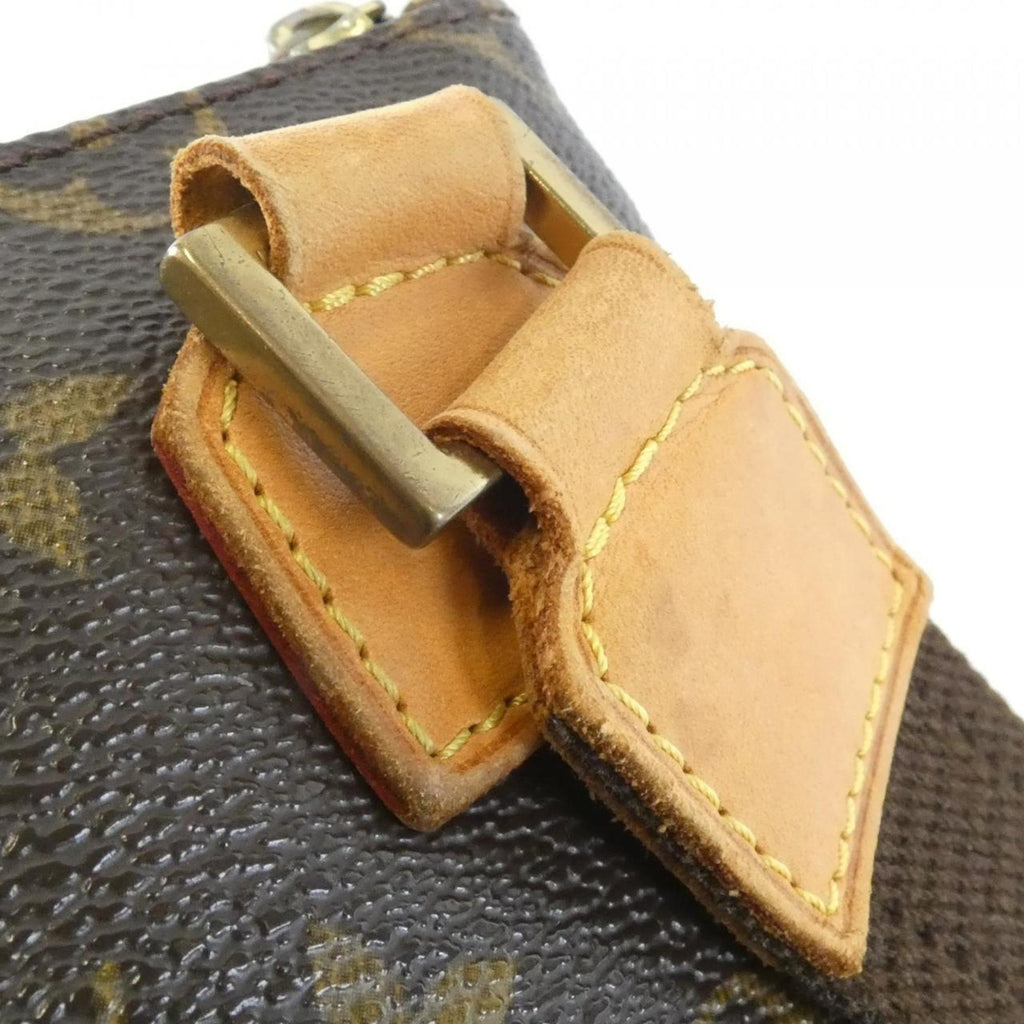 Louis Vuitton Marron Coated Canvas Pochette Shoulder Bag
