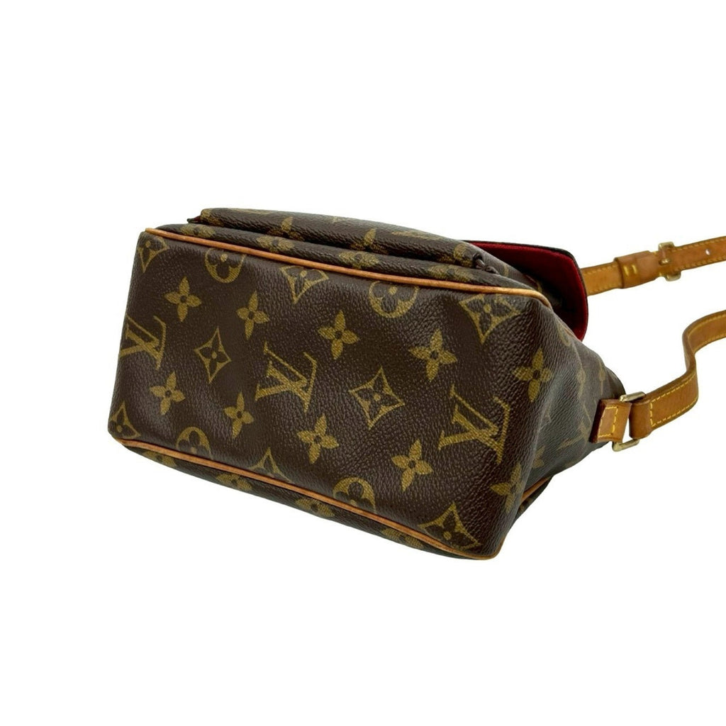 Louis Vuitton Brown Leather Pvc Pochette Shoulder Bag