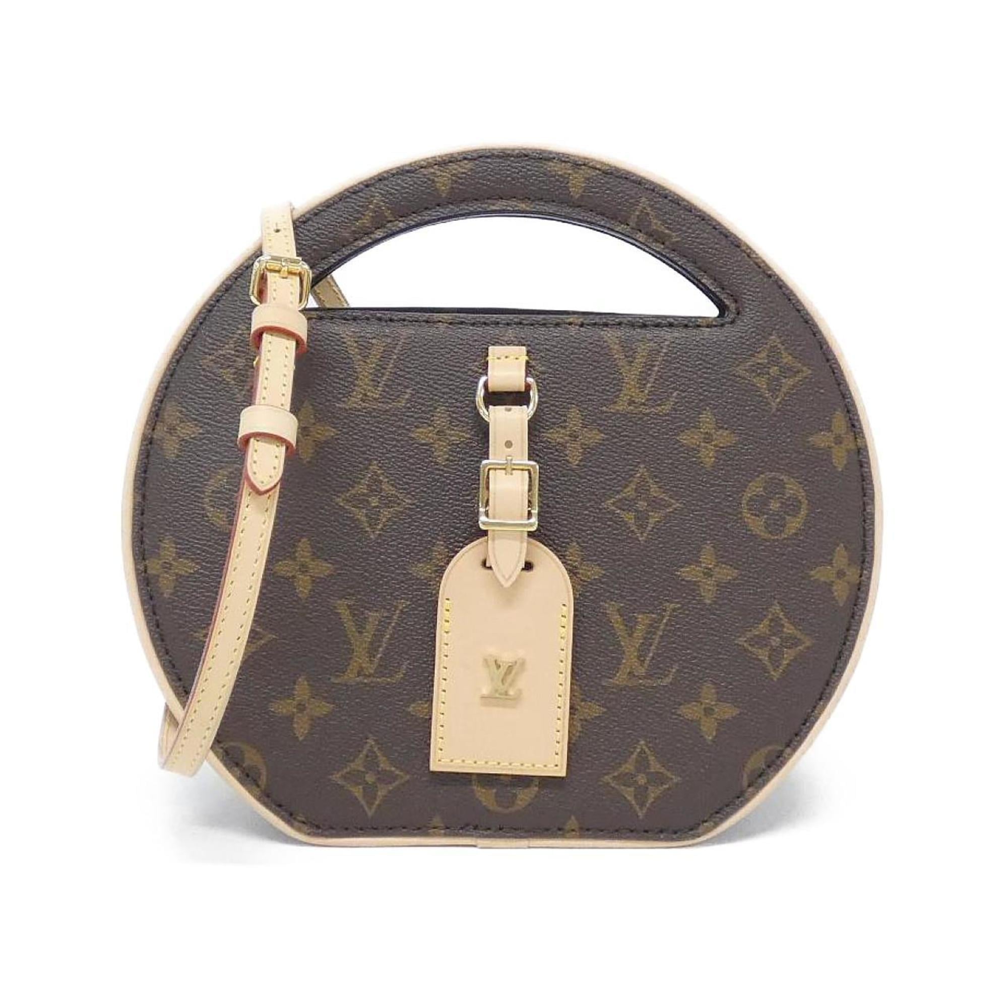 Louis Vuitton Marron Coated Canvas Shoulder Bag