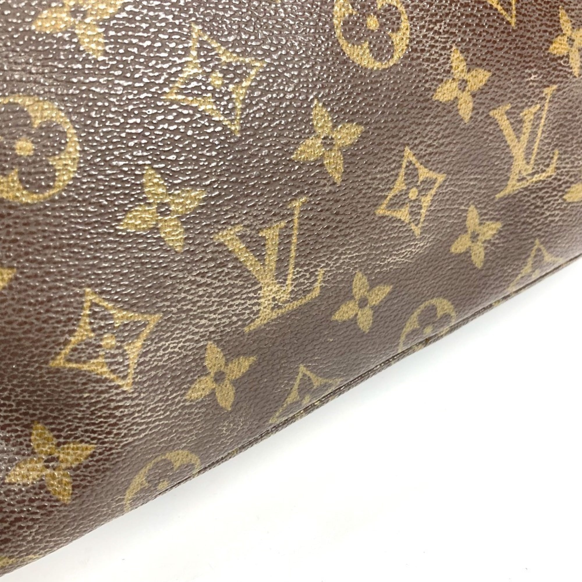 Louis Vuitton Brown Monogram Clutch Bag Pouch