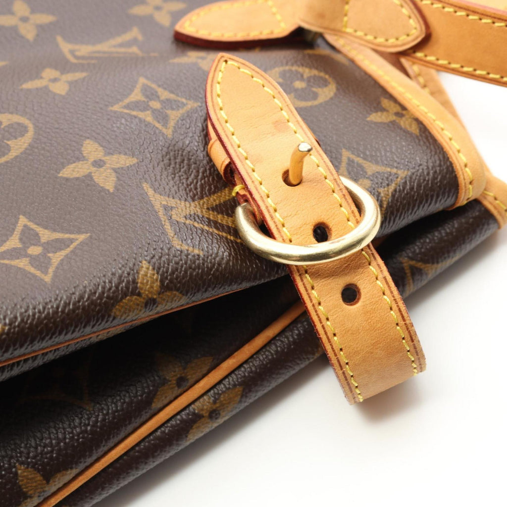 Louis Vuitton Brown Monogram Coated Canvas Pvc Leather Shoulder Bag
