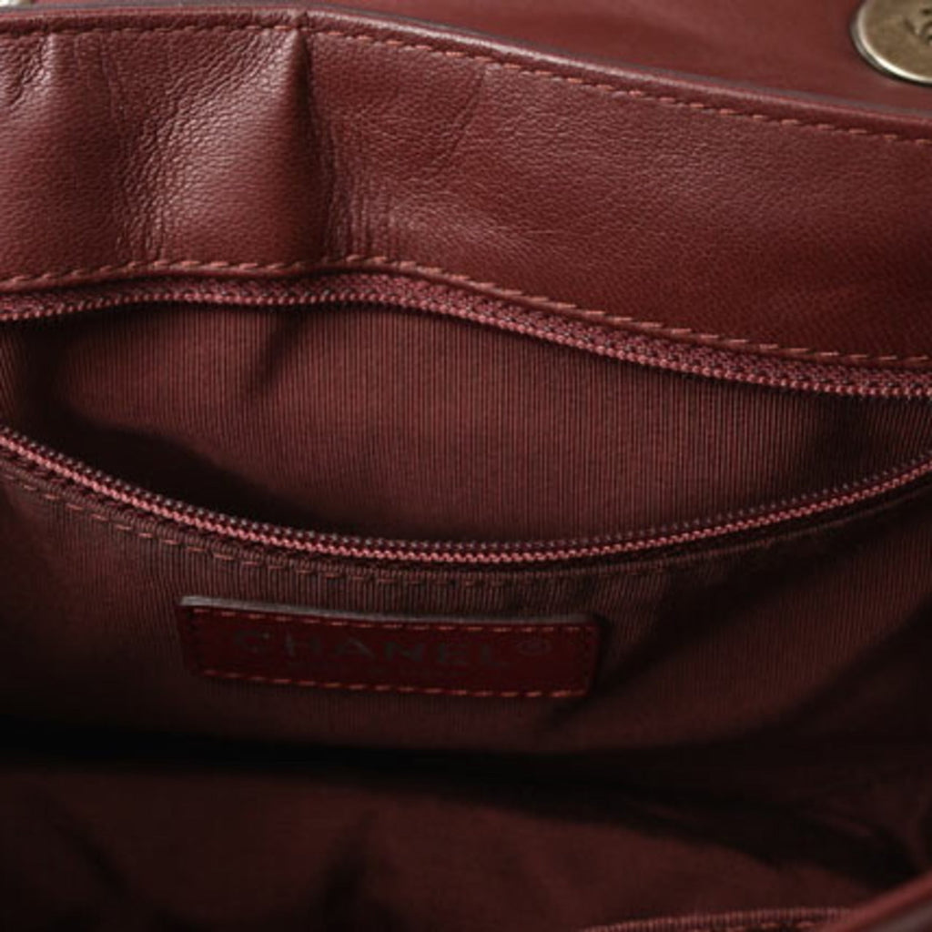 Chanel Bordeaux Saddle Bag Shoulder Bag