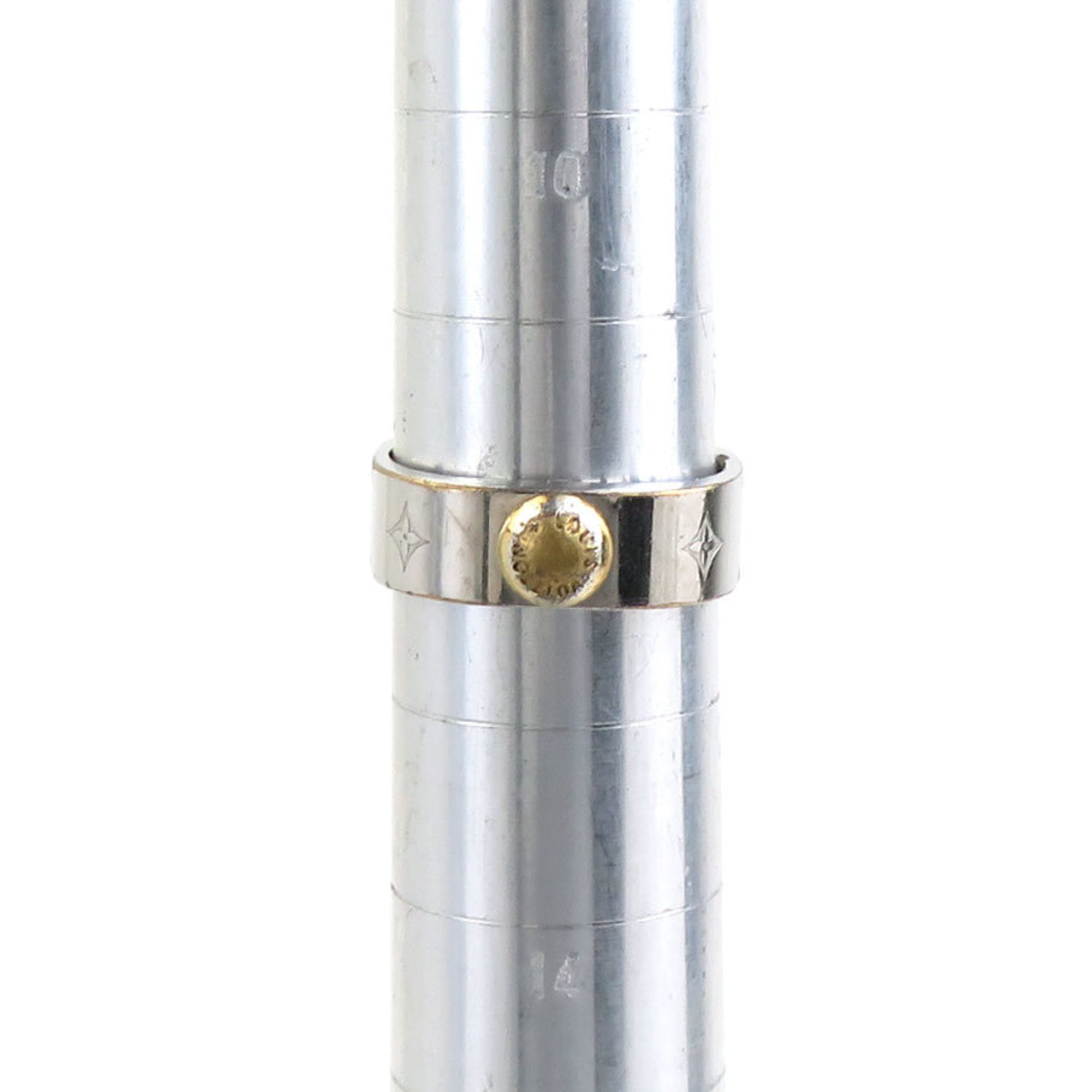 Louis Vuitton Gold Silver Metal Band Ring