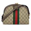 Gucci Brown Pvc Shoulder Bag (Pre-Owned)