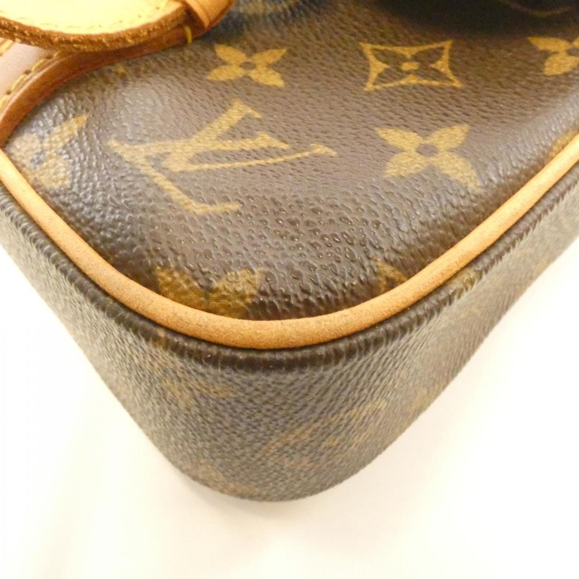Louis Vuitton Brown Coated Canvas Backpack