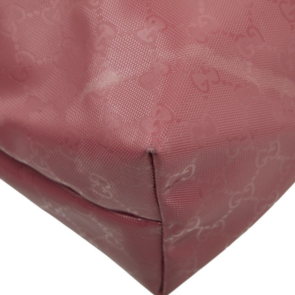 Gucci Pink Pvc Leather Shoulder Bag Tote Bag (Pre-Owned)