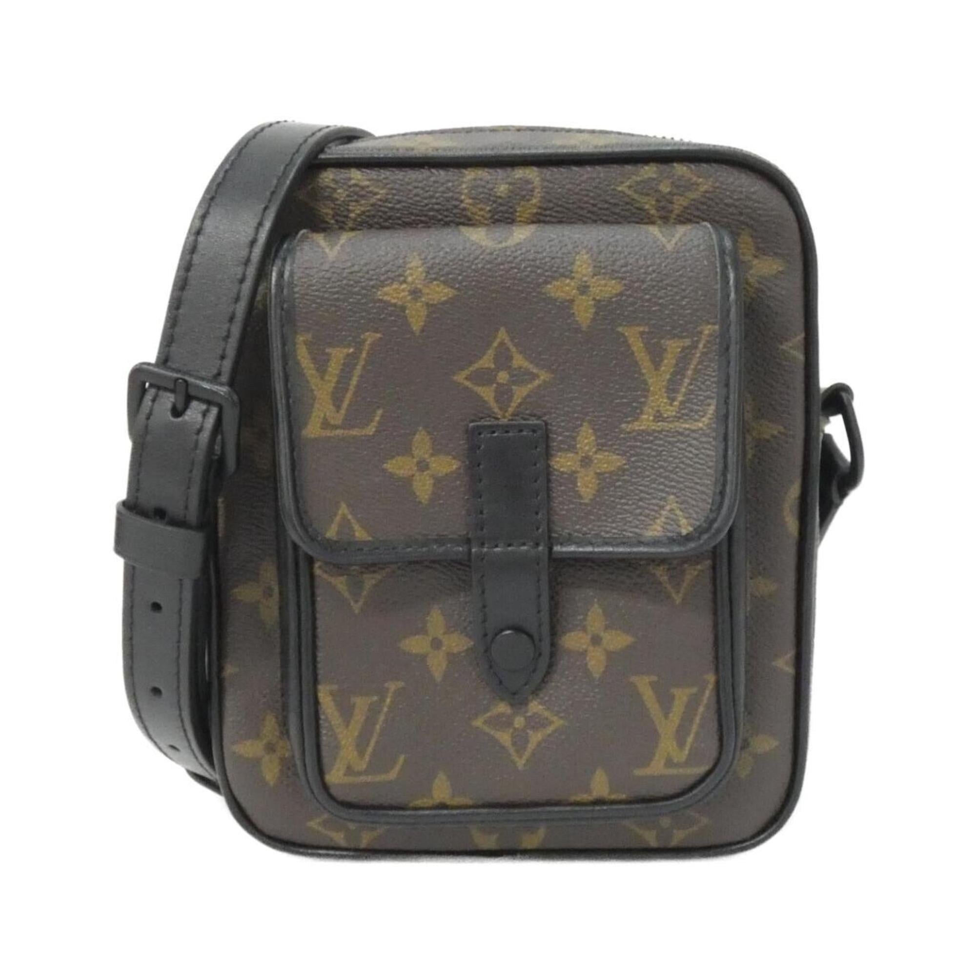 Louis Vuitton Marron Coated Canvas Shoulder Bag