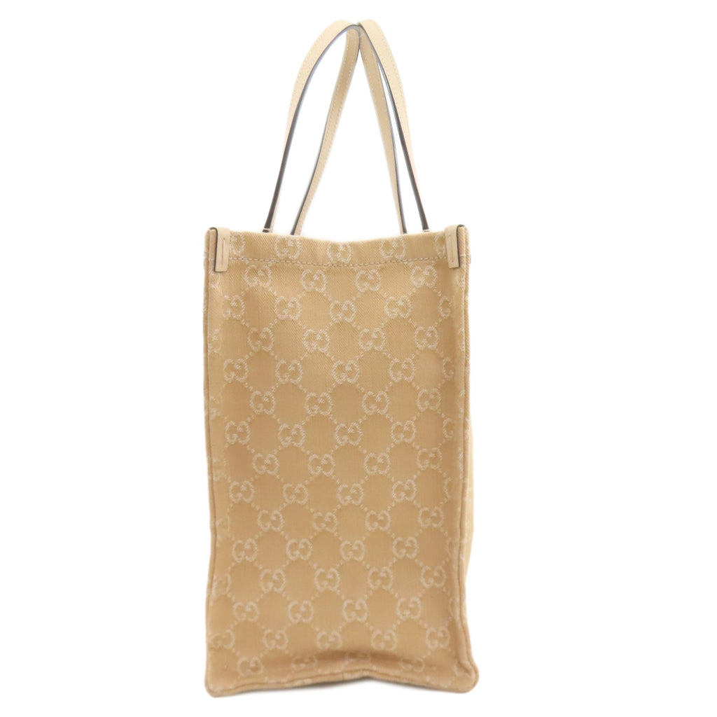 Gucci Beige Canvas Tote Bag (Pre-Owned)