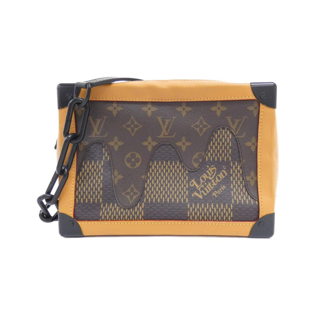 Louis Vuitton Brown Coated Canvas Shoulder Bag