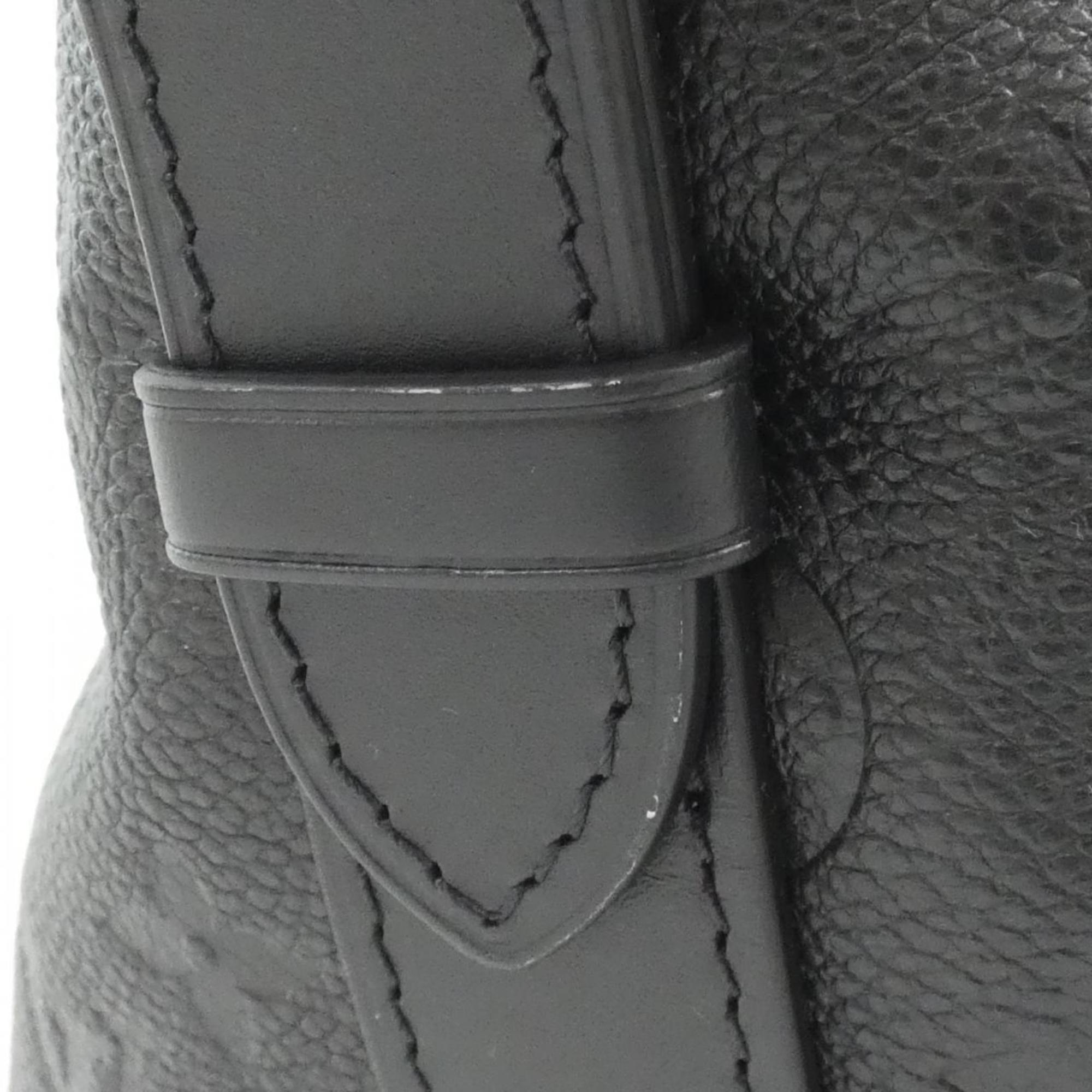 Louis Vuitton Black Leather Shoulder Bag