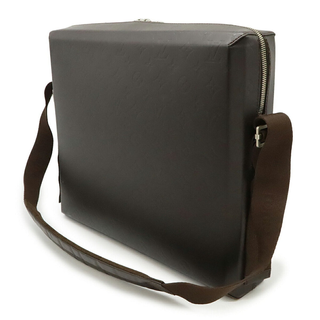 Louis Vuitton Brown Coffee Dark Brown Leather Shoulder Bag