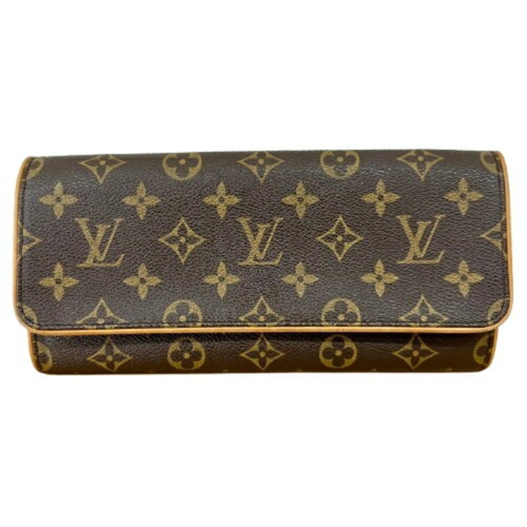 Louis Vuitton Monogram Brown Leather Shoulder Bag
