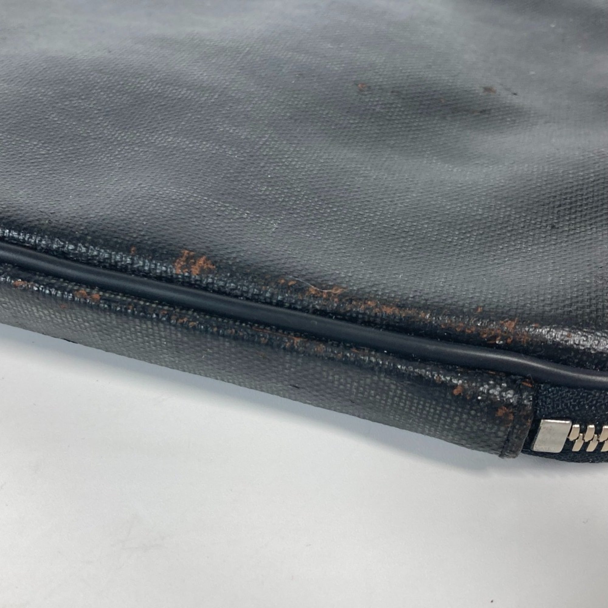 Christian Dior Black Pvc Clutch Bag Pouch (Pre-Owned)