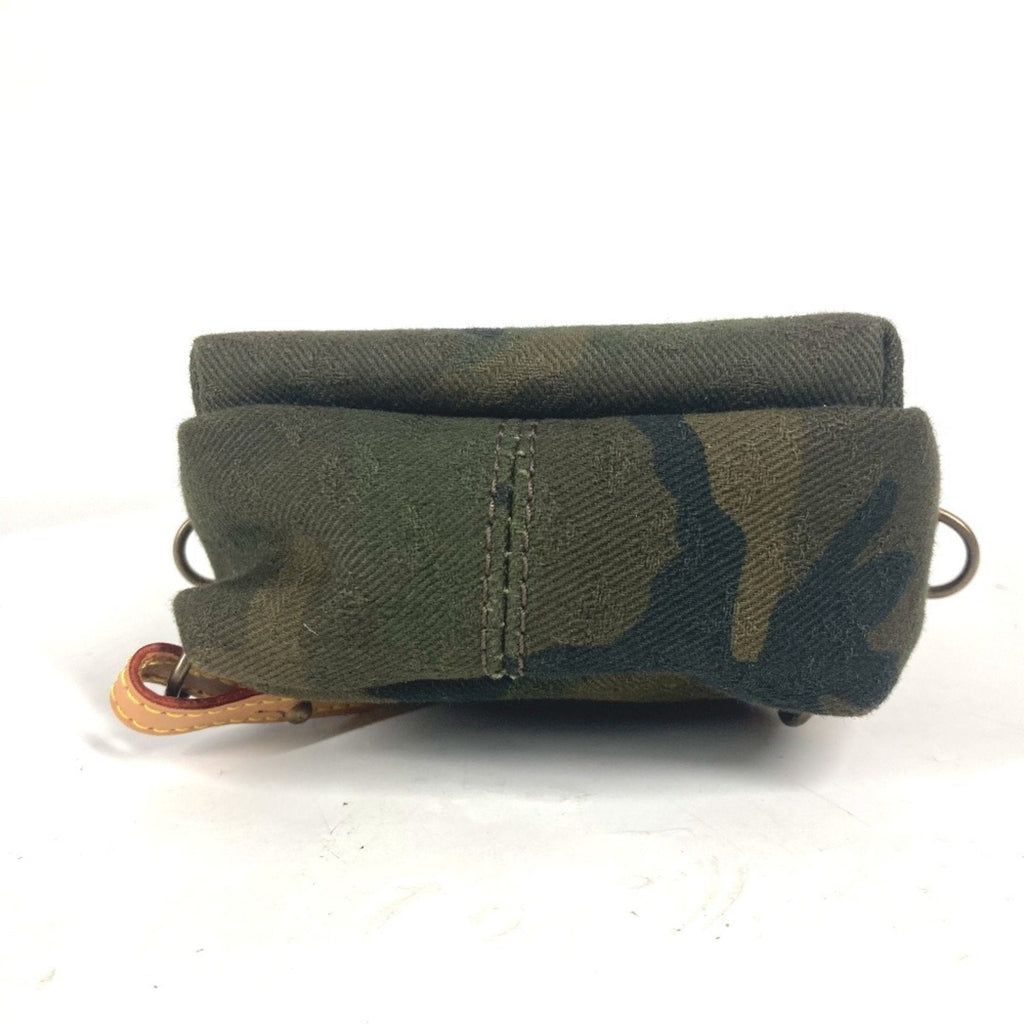 Louis Vuitton Camouflage Green Canvas Backpack