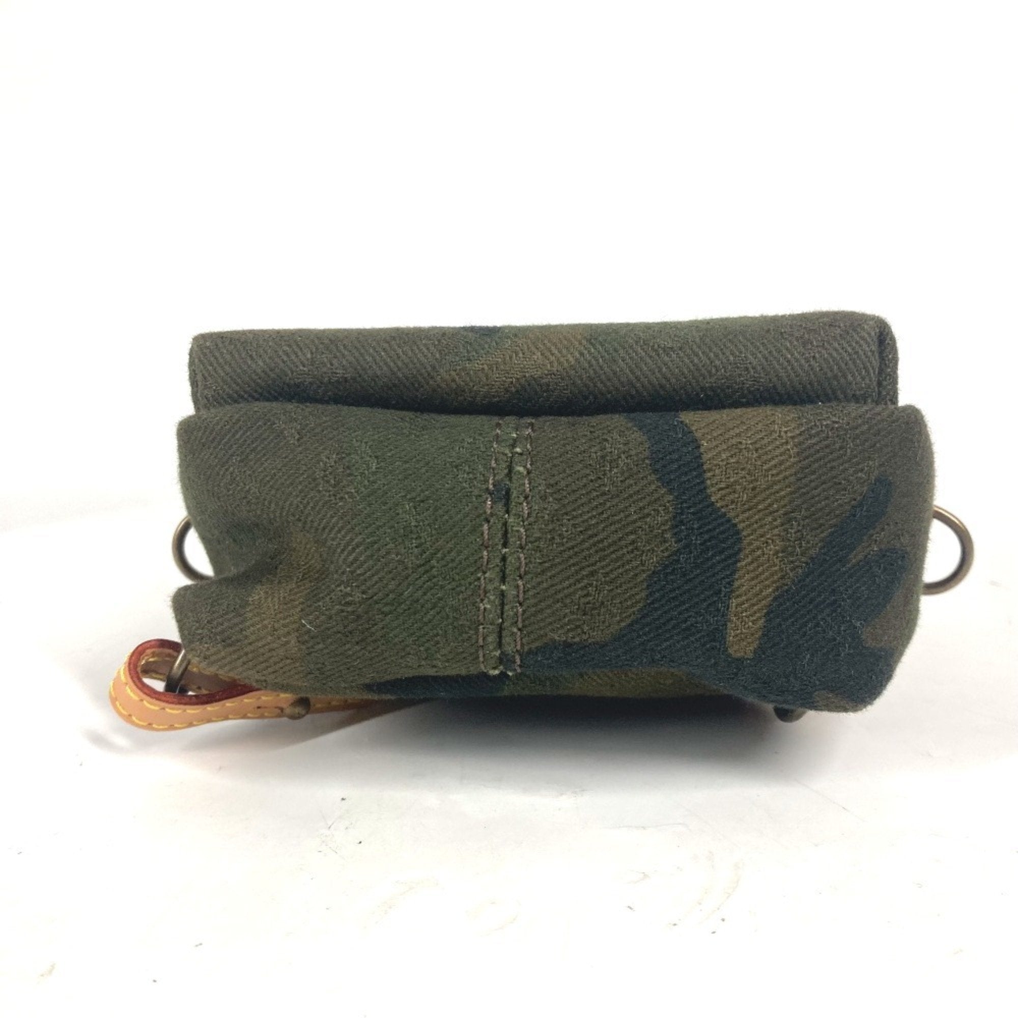 Louis Vuitton Camouflage Green Canvas Backpack