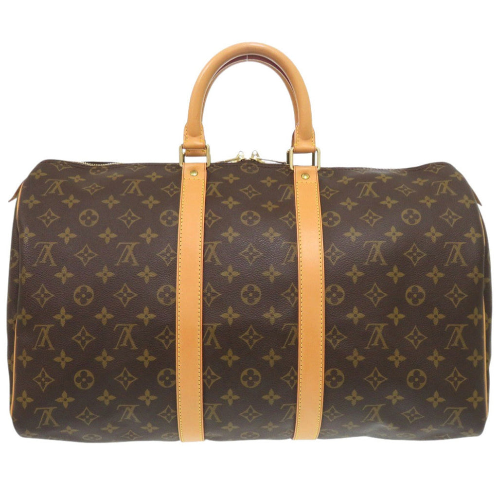 Louis Vuitton Brown Monogram Canvas Boston Bag