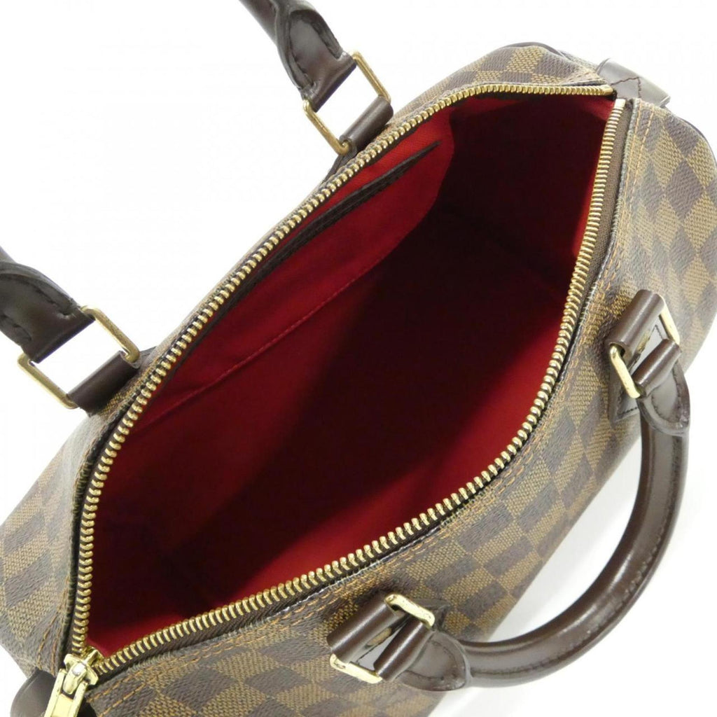 Louis Vuitton Brown Coated Canvas Boston Bag