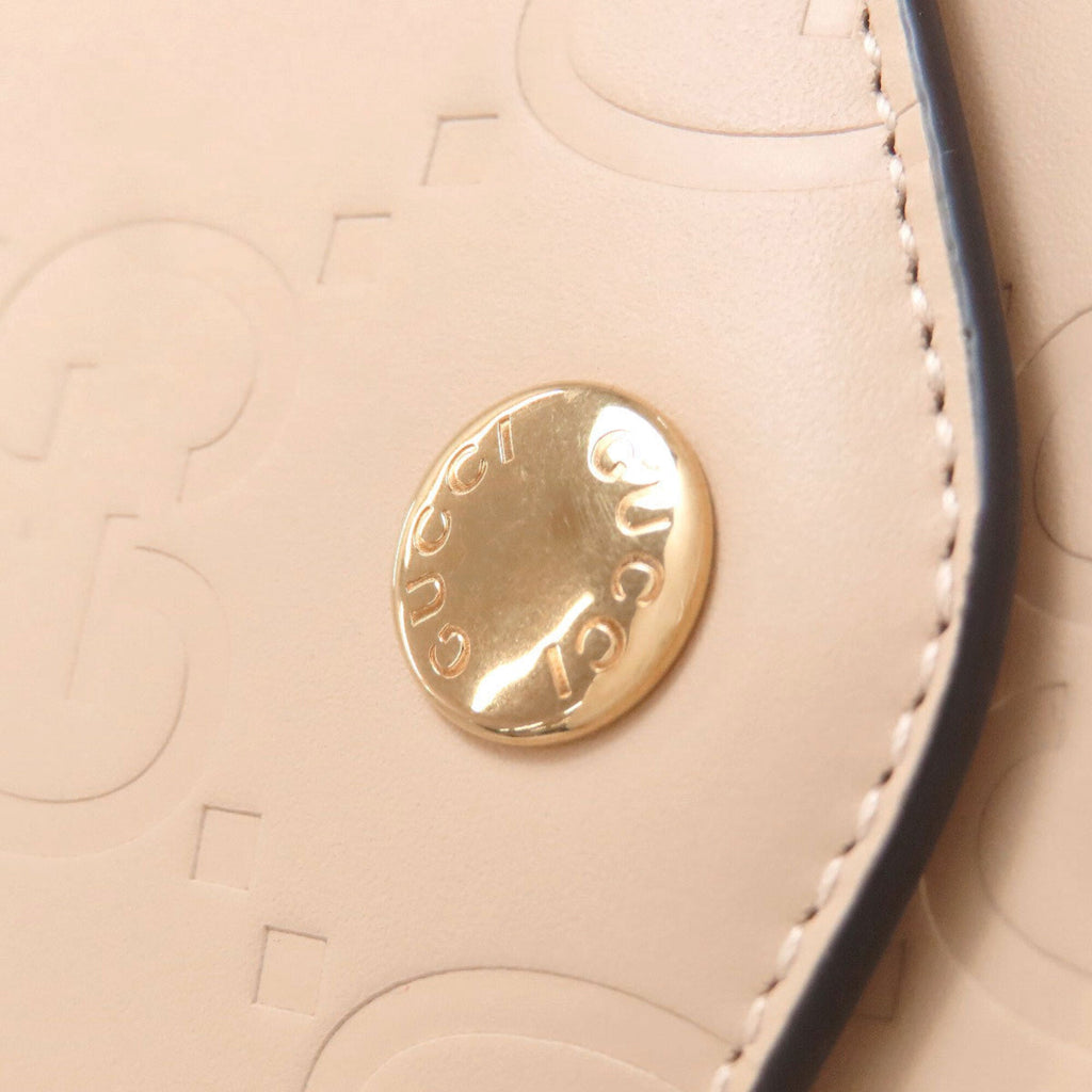 Gucci Beige Leather Shoulder Bag (Pre-Owned)