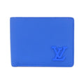Louis Vuitton Blue Leather Bill Wallet