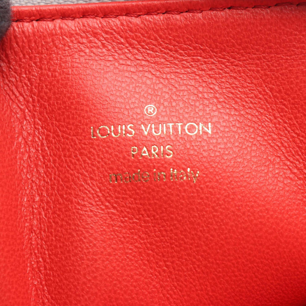 Louis Vuitton Silver Leather Handbag Shoulder Bag