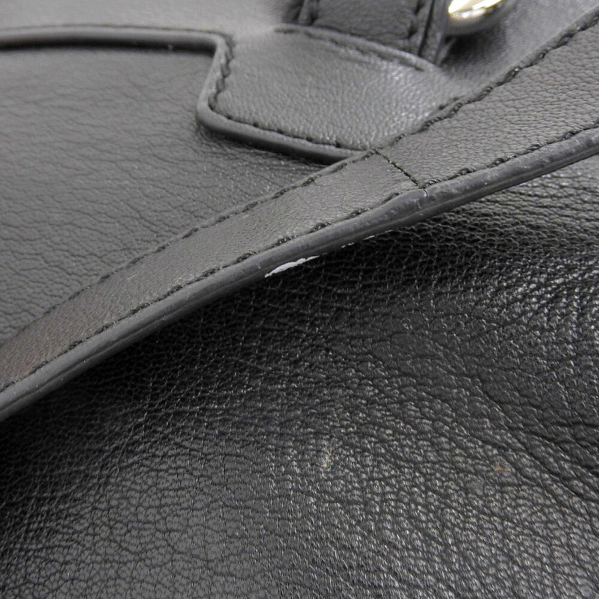 Celine Black Leather Handbag Shoulder Bag