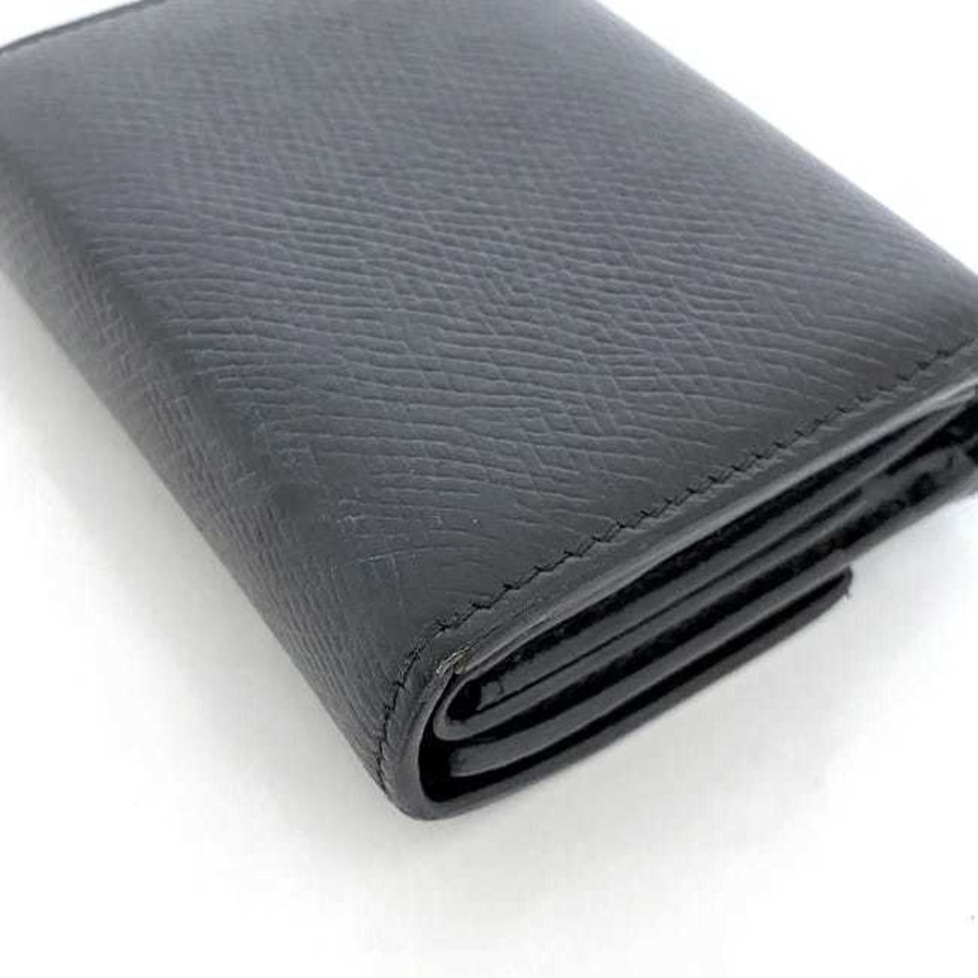 Celine Black Leather Wallet (Tri-Fold)