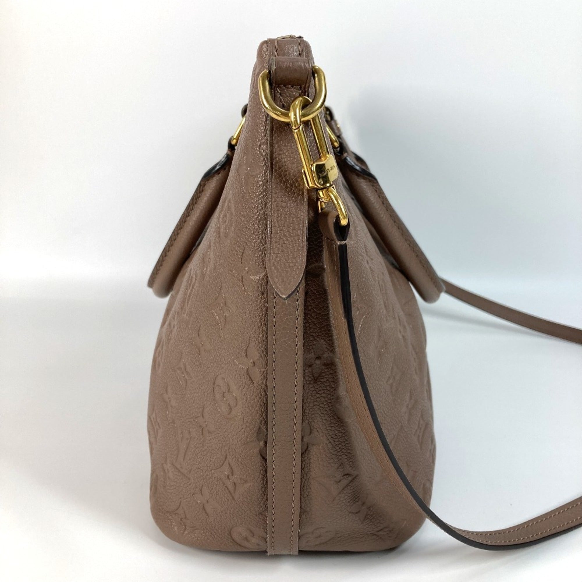 Louis Vuitton Monogram Empreinte Beige Monogram Empreinte Handbag Shoulder Bag