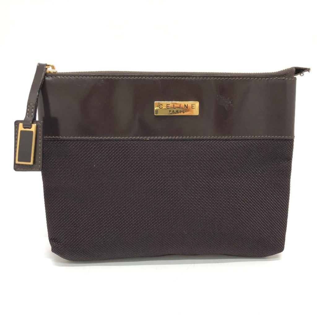 Celine Brown Leather Pouch