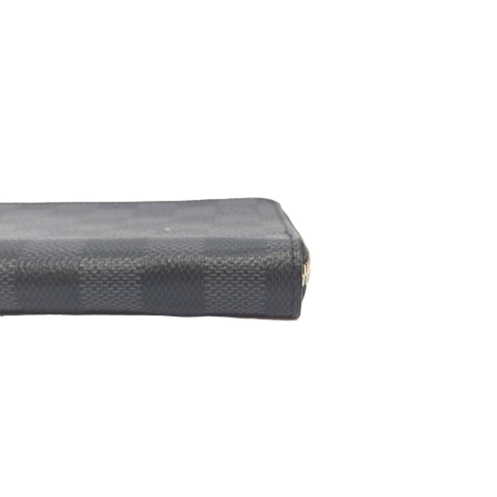Louis Vuitton Black Damier Graphite Damier Graphite Long Wallet