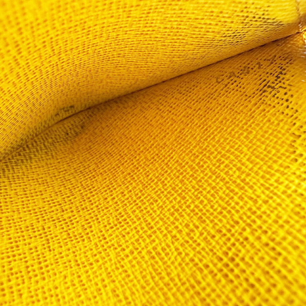 Louis Vuitton Yellow Epi Leather Long Wallet