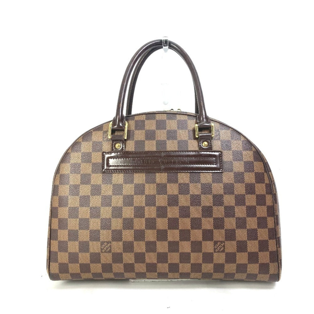 Louis Vuitton Damier Brown Ebene Damier Canvas Boston Bag Handbag Shoulder Bag
