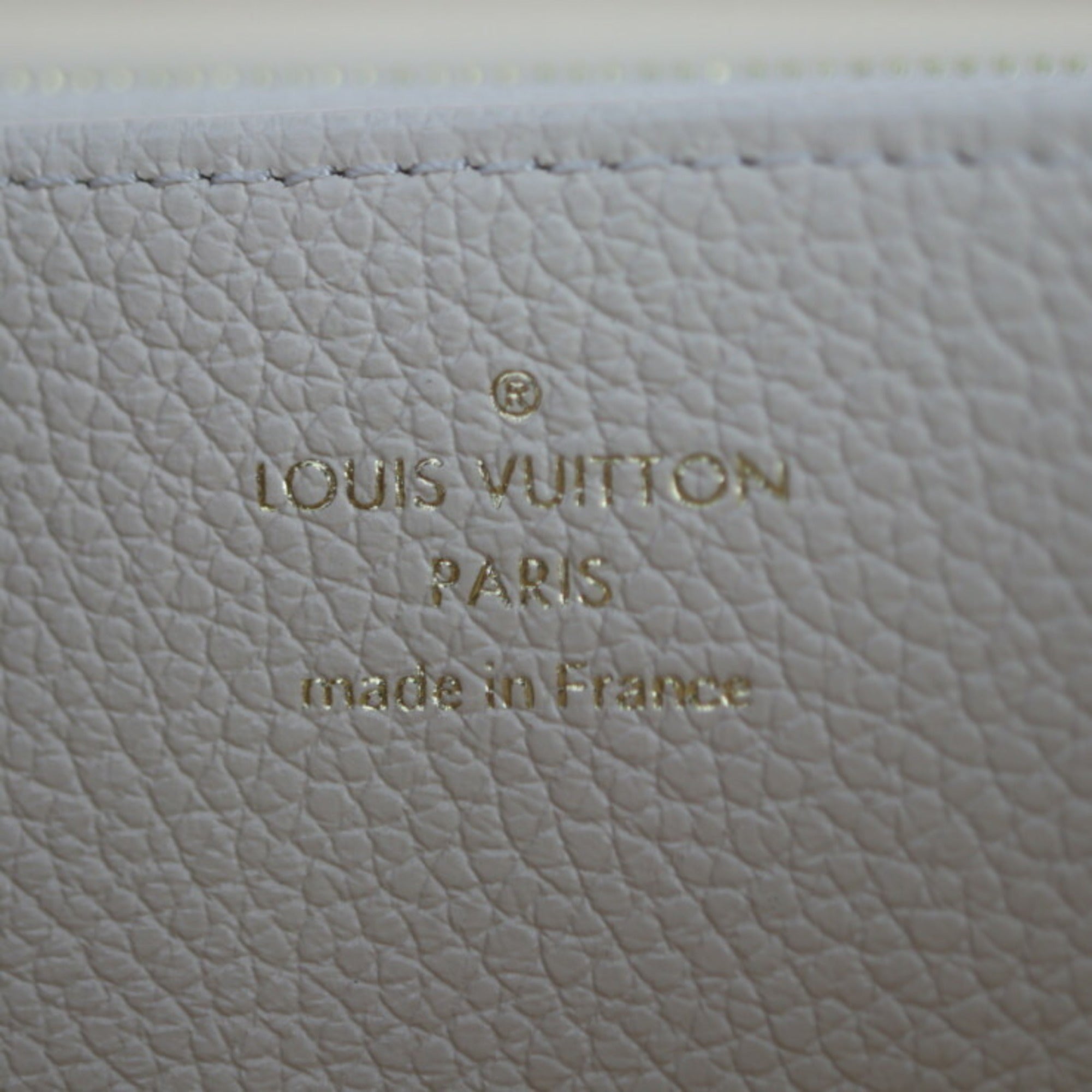 Louis Vuitton Cream Monogram Empreinte Long Wallet