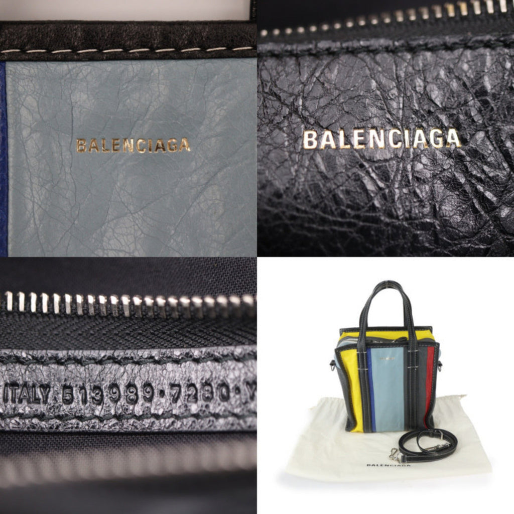 Balenciaga Multi-Color Leather Handbag Shoulder Bag Tote