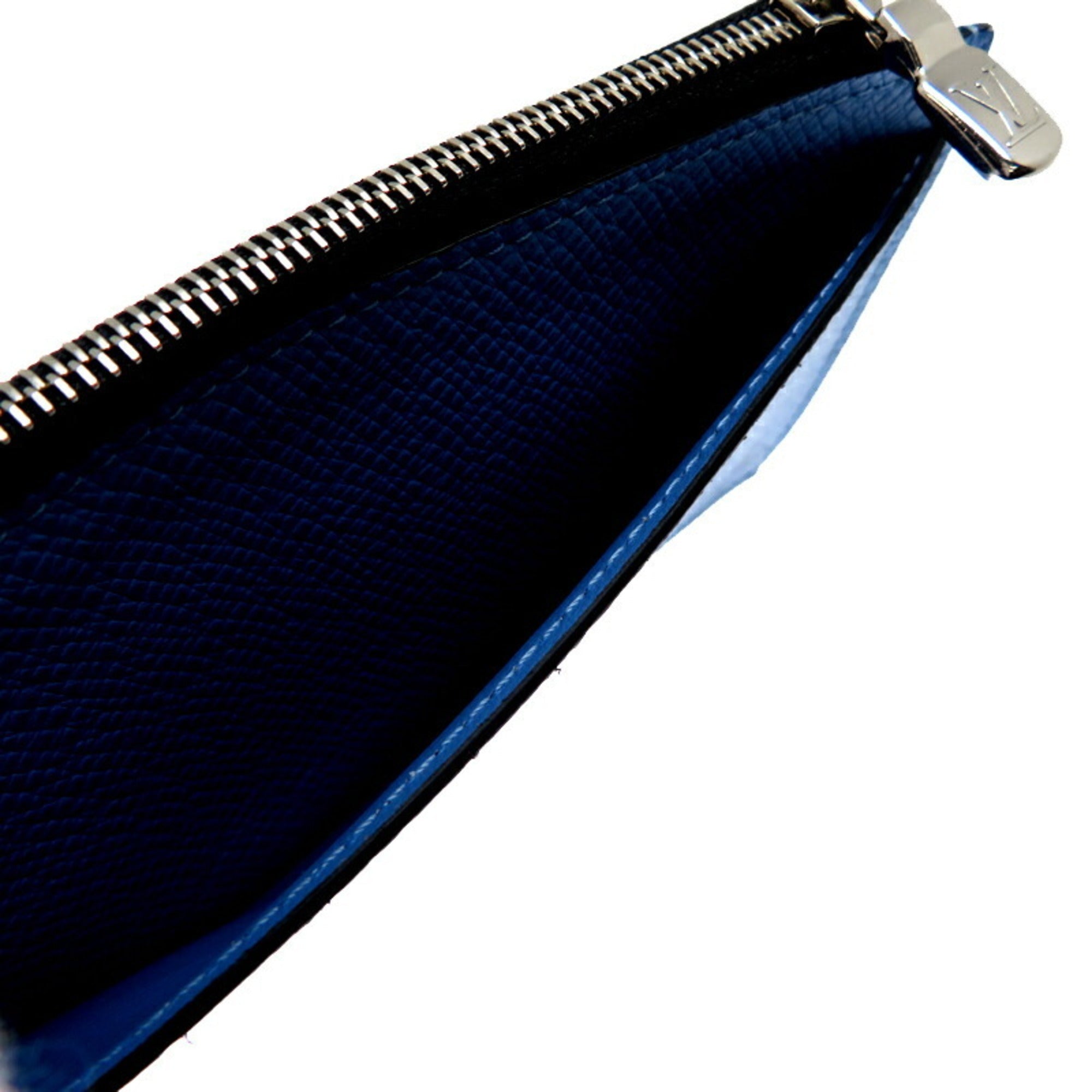 Louis Vuitton Blue Taigarama Card Wallet