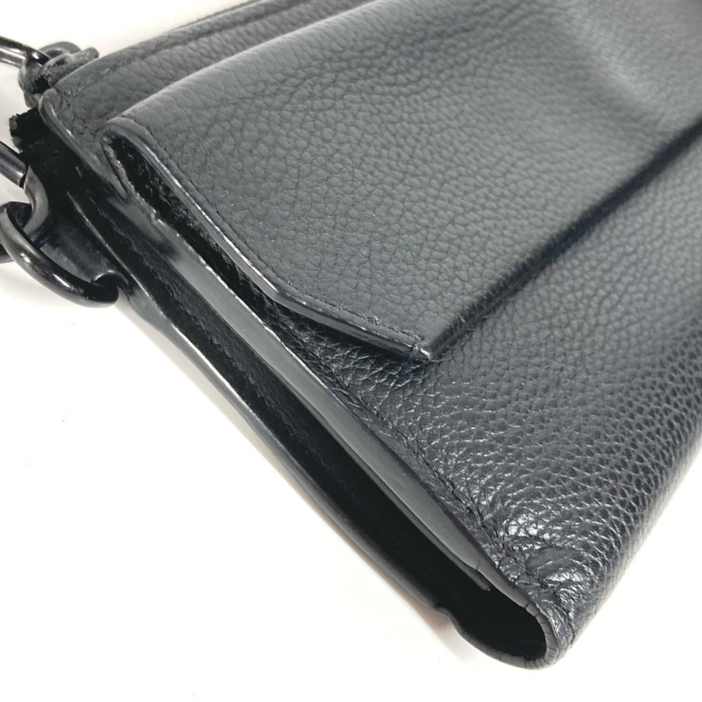 Louis Vuitton Black Noir Leather Long Bill Wallet